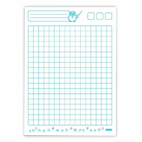 CADERNO QUADRICULADO 1X1CM DOMINGUINHOS BROCH